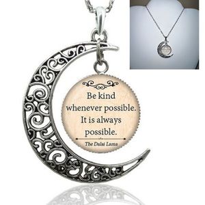 ✨🧘‍♀️✨ Be Kind Whenever Possible. It Is Always Possible Necklace NEW 18in